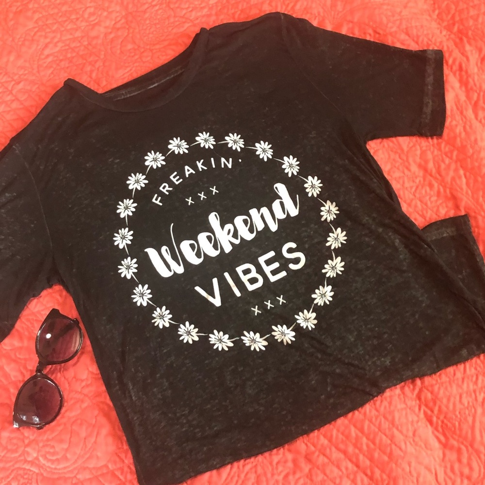 Freakin’ Weekend Vibes Long T-Shirt